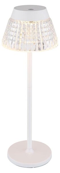 Lampada da tavolo senza fili con batteria ricaricabile touch dimmer Lampada da tavolo in cristallo dimmerabile 58456W