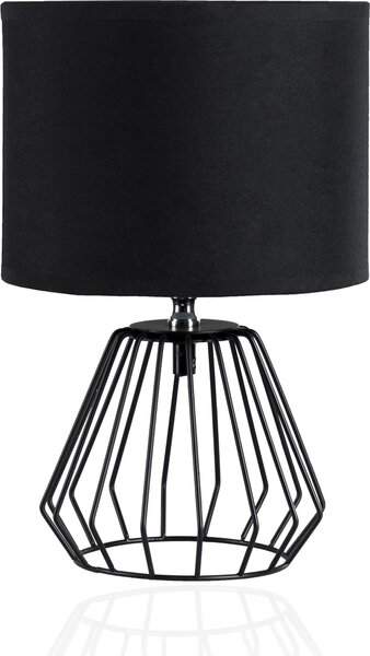 Lampada da tavolo Pauleen Diamante lucido E27 max. 20W Nero