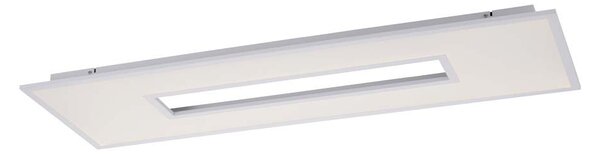 Lampada da soffitto a LED, bianca, dimmerabile, telecomando, L 120 cm