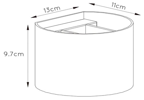 Lucide Applique da parete a LED Xio, dimmerabile, Bianco / Opale, Soggiorno / Sala da pranzo, Alluminio, Moderno, Applique a LED