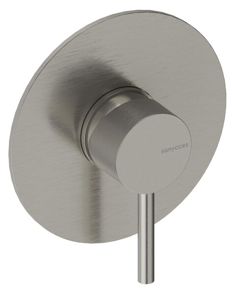 SANYCCES LOOP Miscelatore doccia incasso con corpo incasso, nichel spazzolato