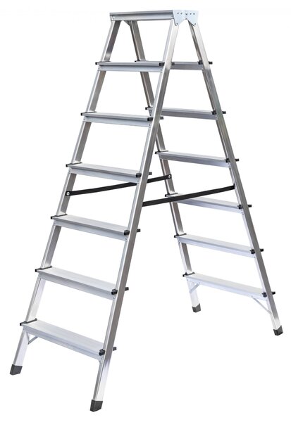 Scala domestica accessibile su entrambi i lati 2x7 gradini