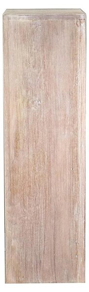 Colonna Colonna in legno Colonna decorativa Piedistallo Supporto Base Portafiori in legno Bianco/bianco sporco piccolo 65 cm