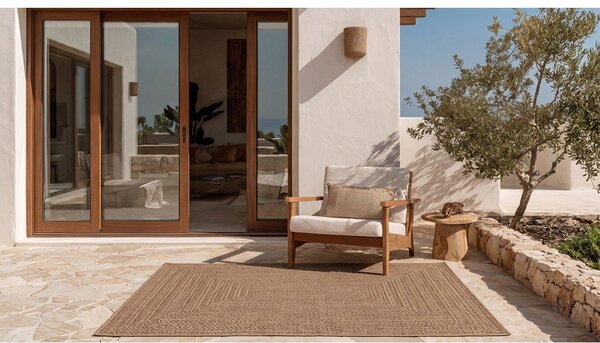 Tappeto da interno/esterno di colore naturale 120x170 cm Acra – Universal
