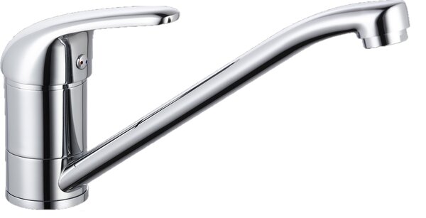 Rubinetto da cucina FALCON di SCHÜTTE, rubinetto da cucina a montaggio rapido, miscelatore da cucina girevole a 360°, miscelatore per lavello cromato