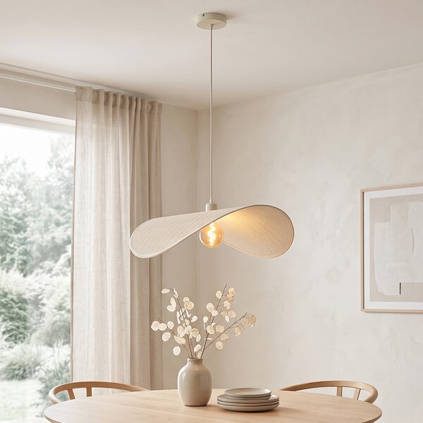Lampada a Sospensione Moderna Beige 65cm - Hat