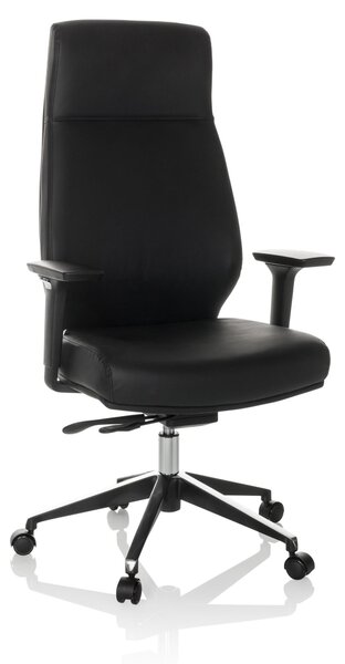 Hjh OFFICE Sedia professionale direzionale VITORO ECO Sedia da ufficio ergonomica con braccioli (regolabile in altezza) Sedia girevole in per ufficio, casa