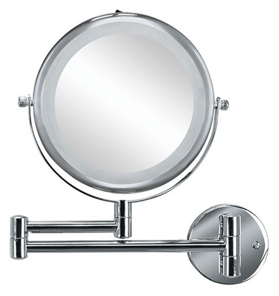 Specchio cosmetico a LED Kleine Wolke BRILLIANT MIRROR color argento