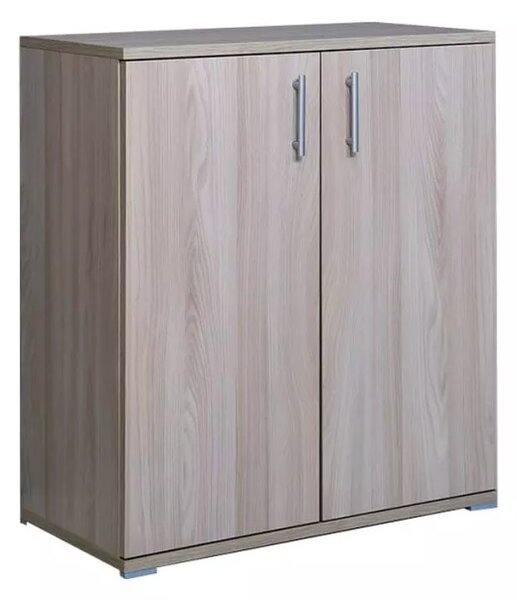 Armadietto Multiuso 2 Ante 72,3x36x81 cm in Truciolare Nobilitato Olmo