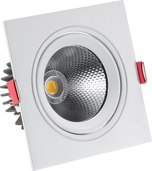 Faretto LED da incasso 15W Taglio angolare Madison Ø 115 mm 4000K Bianco neutro