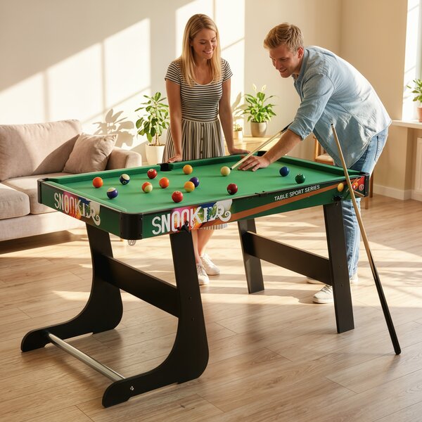 HOMCOM Tavolo da Gioco 6 in 1 con Calcio Balilla, Biliardo, Air Hockey, Ping Pong, Anelli e Hockey su Prato, 118x104x71 cm | Aosom Italy