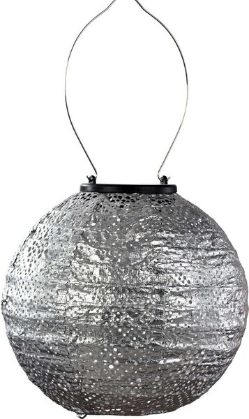 LUMIZ Illuminazione da giardino - Luci per esterni - Topaze Round - 20cm - Argento
