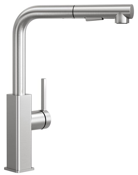 Solidchoice - Rubinetto da cucina estraibile con erogatore e rotazione a 360°