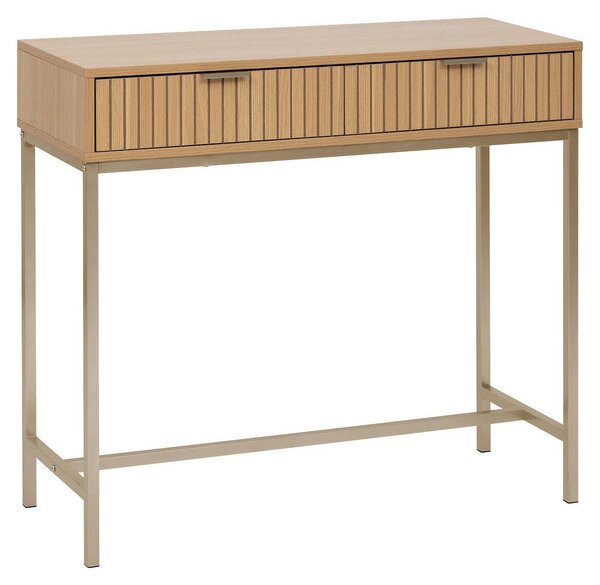 Console con due cassetti TASSO, 80,5 x 35 x 90 cm