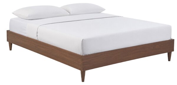 Letto matrimoniale 160x200 cm legno scuro AYO