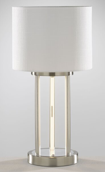 Casa NOVA Lampada da tavolo DOMI DH 28x55 cm argento Lampada da tavolo