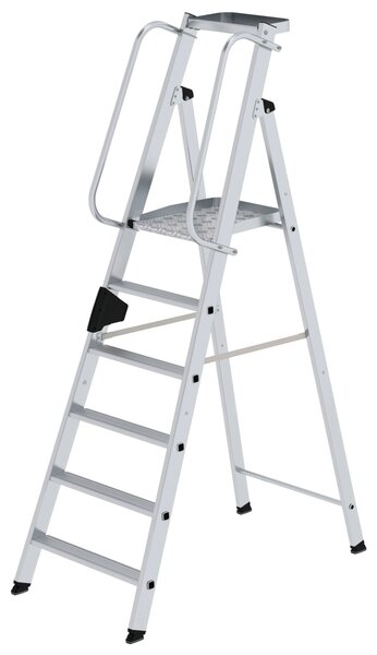 Scaletta in alluminio 6 gradini 50086