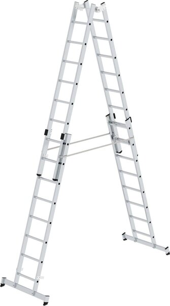 Scala a pioli a 4 sezioni con pioli nivello® traverse 4x8