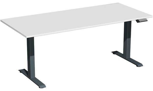 Tavolo Elevate Plus 1800x800x630-1280mm antracite/grigio chiaro