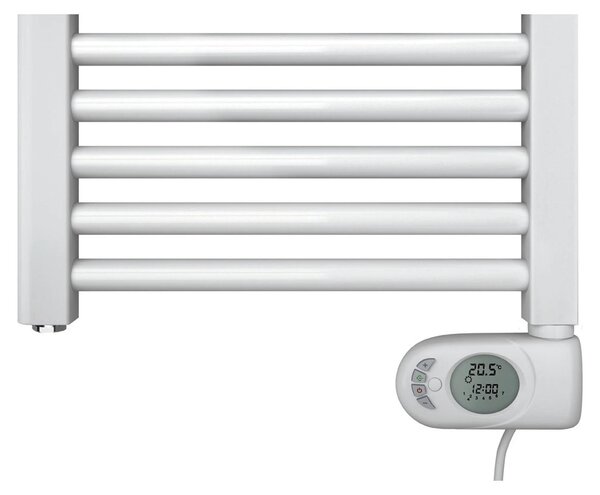 Radiatore di design Zehnder Zeno elettrico, 1000 W, IP44, 1762 x 600 x 30 mm, bianco, 1 pz