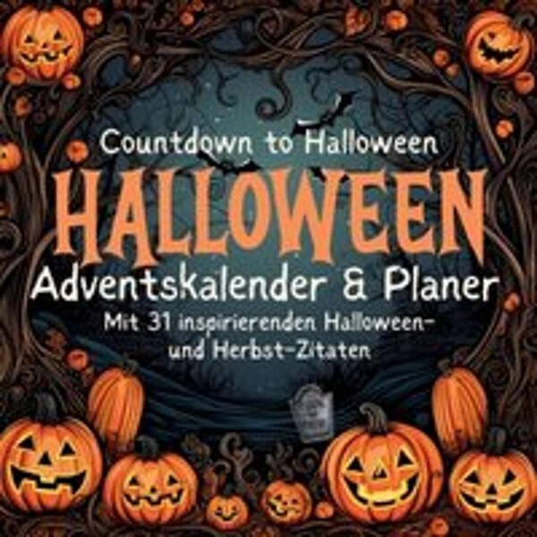 Calendario di Halloween e Calendario dell'Avvento Autunno Ottobre con 31 citazioni ispirate e immagini di Halloween Conto alla rovescia per Halloween Bambini Famiglia Cane Gatto Ventaglio di Halloween