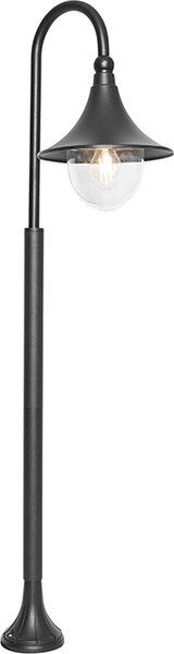 Lanterna da esterno classica nera 125 cm IP44 Daphne