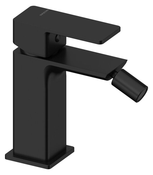 SANYCCES CUBO Miscelatore monocomando per bidet, nero opaco