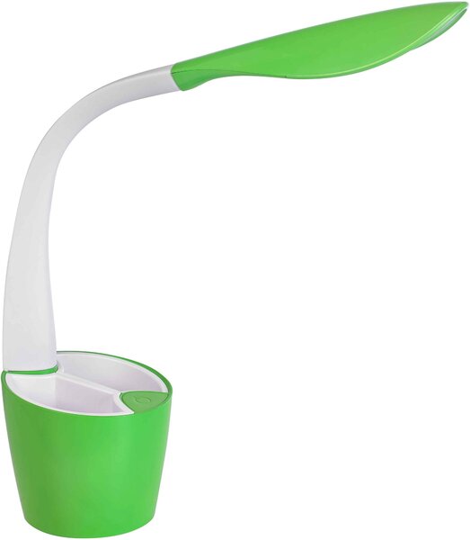 Lampada da tavolo a LED 9059 verde-bianco