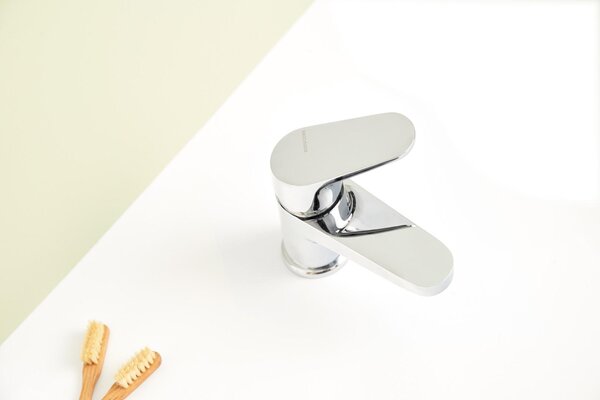SANYCCES PROJECT miscelatore monocomando per lavabo cromo lucido alto 12,4 cm