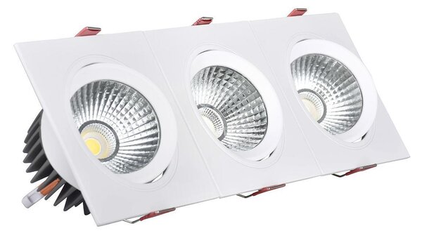 Faretto LED da incasso 30W Taglio rettangolare Madison 315x95 mm 4000K Bianco neutro