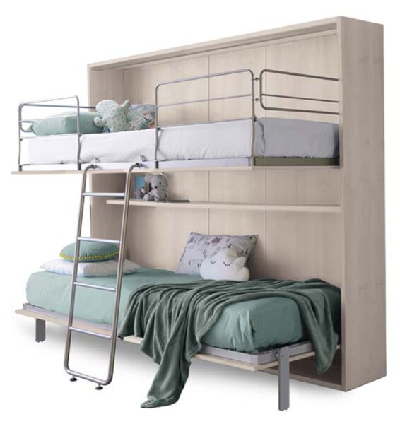 Letto doppio a castello estraibile Colombini modello Click
