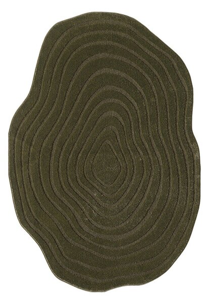 Tappeto verde scuro 160x230 cm Pebble - ESTE