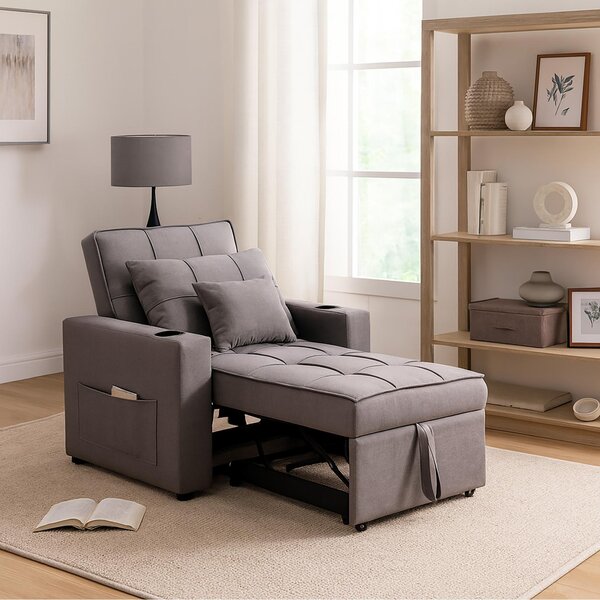 Poltrona relax Maritta grigio scuro