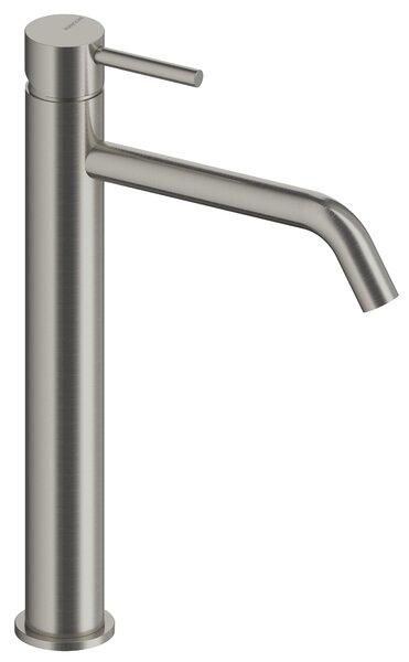 SANYCCES LOOP ColdOpen Miscelatore monocomando per lavabo 36,3 cm, nichel spazzolato
