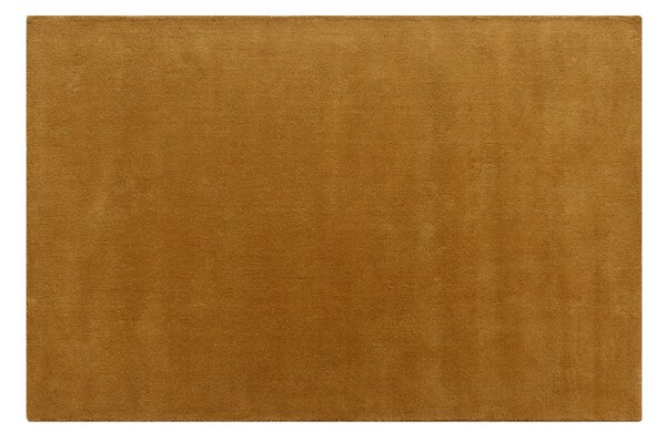 Tappeto 100% lana tessuto a mano 160 x 230 Ocra 1800g/m² - SELINA