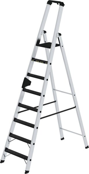 Scaletta 250 kg, accesso unilaterale con gradino a clip R13 8 gradini