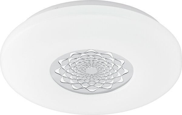 EGLO 96025 Plafoniera LED Ø340 WS/CROMO GLITTER 'CAPASSO 1' CAPASSO 1