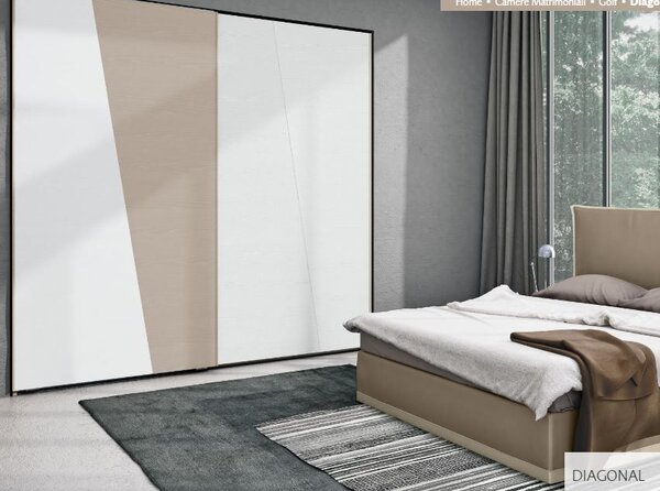 Colombini Casa wardrobe model M542 Golf line