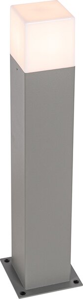 Lampada da esterno moderna a colonna, grigia, 50 cm, IP44, Danimarca