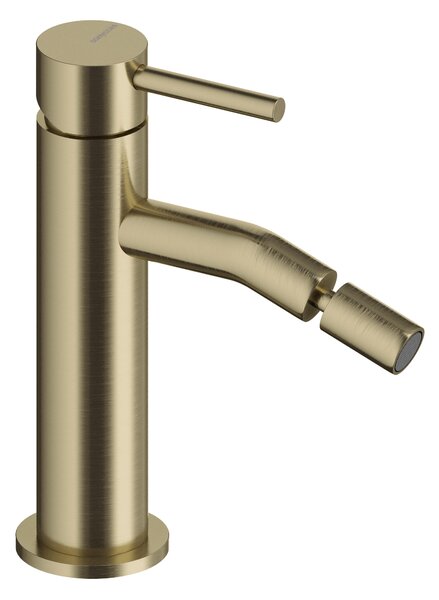 Miscelatore monocomando per bidet SANYCCES LOOP ColdOpen, oro spazzolato