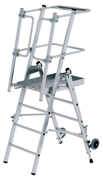 Scala a piattaforma FlexxStep 4 pioli