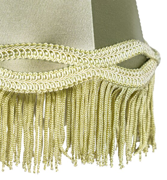 Paralume in tessuto verde 12 cm - Granny