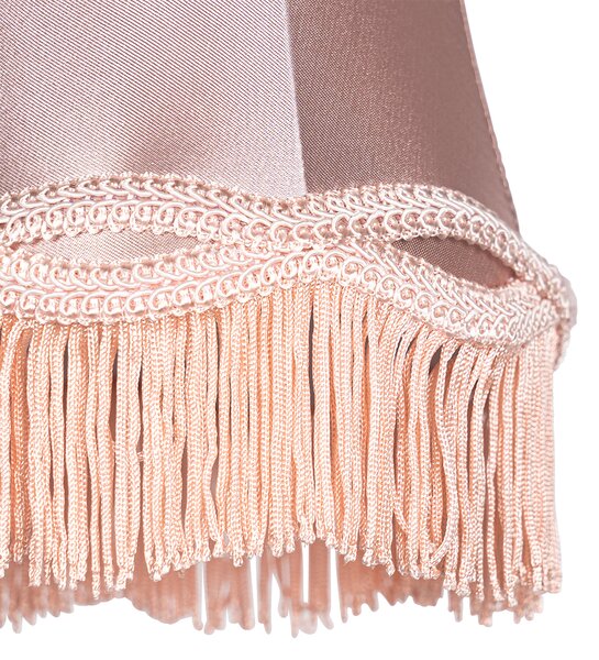 Paralume a pinza in tessuto rosa 12 cm - Granny