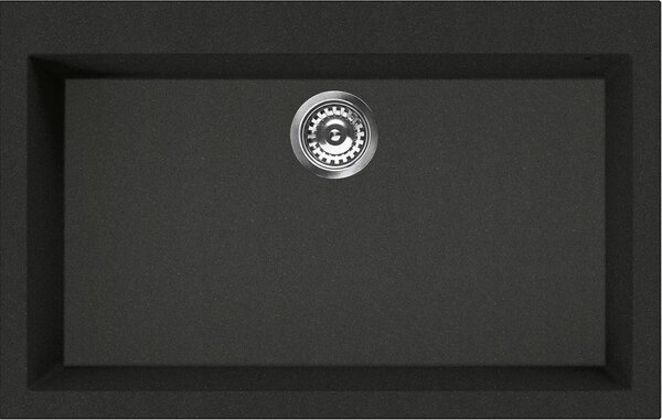 Smeg VZ79N Lavello Sintetico 1 vasca Nero
