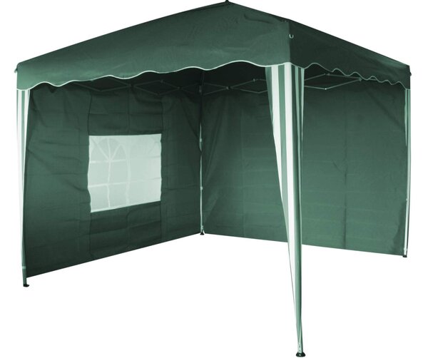 Gazebo a forbicePoliuretano- 3x3 m - verde Linder Exclusiv