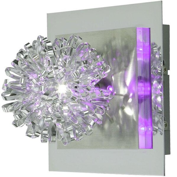 Plafoniera LED, modello SAPHIR, alluminio, 170x170