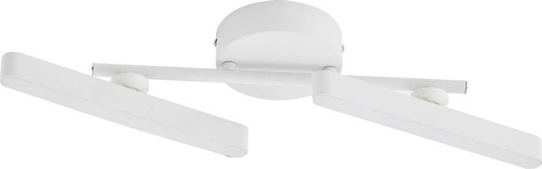 Lindby Faretto LED Eldrin, bianco, 2 luci, striscia luminosa