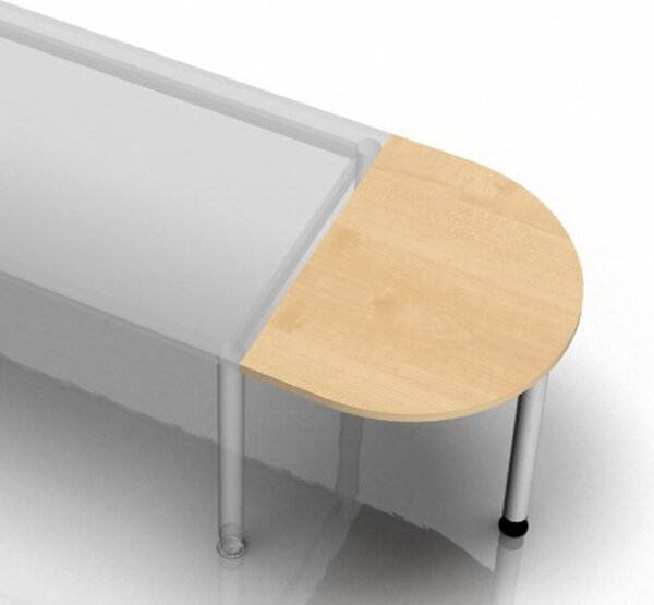 Tavolino da riunione - Piano (senza gambe) / Piano aggiuntivo Kontor 80 x 60 cm in acero