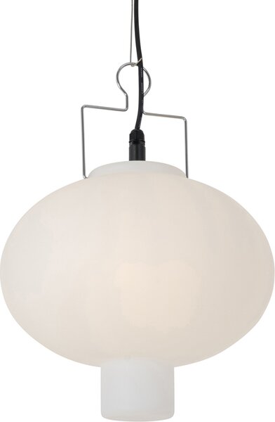 Lampada a sospensione da esterno, bianca, 35 cm, con spina, grado di protezione IP44, marca Pion