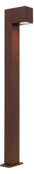 Lampada da esterno industriale a colonna, color ruggine, 80 cm, IP44, Baleno
